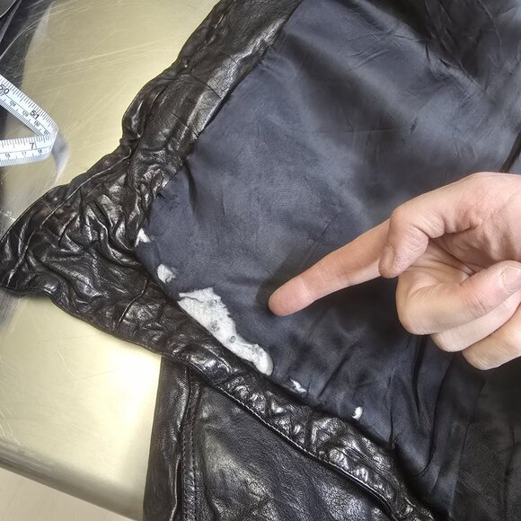 Neil Barrett "Orlando" Jacket. High-fashion textured leather. Men's XL slim - Picture 16 of 16